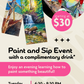 June 16th - Blue Springs Brewing - Orange City - DIY Paint & Sip - Water Escape