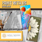 August 16th - Soul Needs a Community Space - DeLand - DIY Paint & Sip - Flamingos & Jellyfish