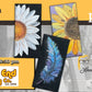 August 5th - West End - Sanford - DIY Paint & Sip - Textured Flower or Feather