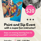 July 18th - Fort McCoy Eureka Community Center - DIY Paint & Sip - Sea Creatures
