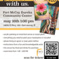 May 16th - Fort McCoy Eureka Community Center - DIY Paint & Sip - Flowers and Guitars
