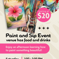 May 16th - Fort McCoy Eureka Community Center - DIY Paint & Sip - Flowers and Guitars