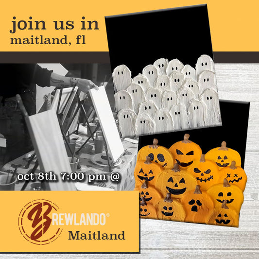 October 8th - Brewlando Maitland - DIY Paint and Sip Event - Fall & Spooky Season