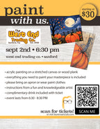September 2nd - West End - Sanford - DIY Paint & Sip - Pumpkin Takeover
